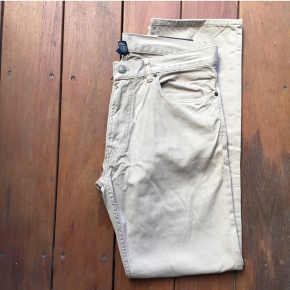 Polo Ralph Lauren Other - Ralph Lauren Polo Tan Straight Leg Jeans 33